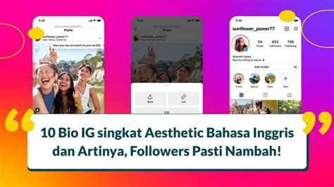 Bio instagram lucu bahasa inggris dan artinya Kumpulan Bio IG Keren, Aesthetic, Bahasa Indonesia, Inggris, Lucu, K-Pop, dll